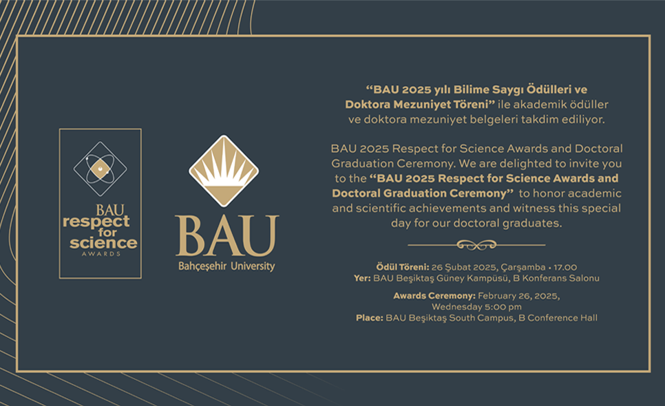 2025 Bilime Saygı Ödülleri ve Doktora Mezuniyet Töreni